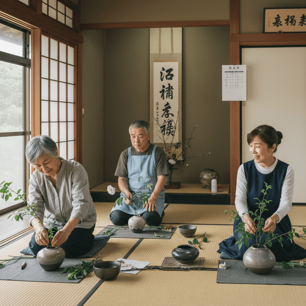 書道・茶道・華道